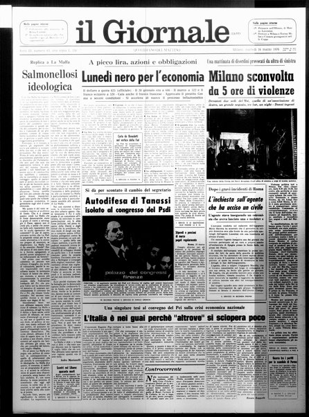 Il giornale nuovo : quotidiano del mattino